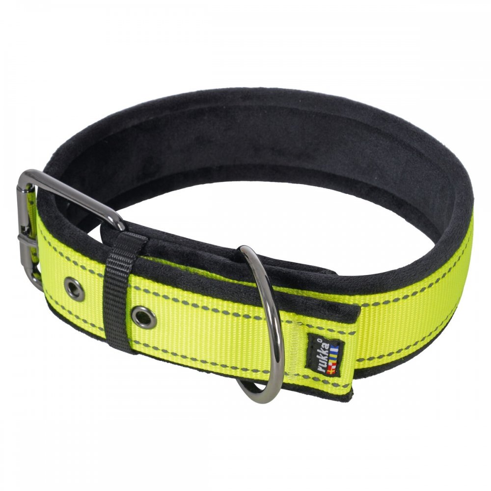 Rukka Form Soft Hundhalsband Gul (L) | Skaffa Hund