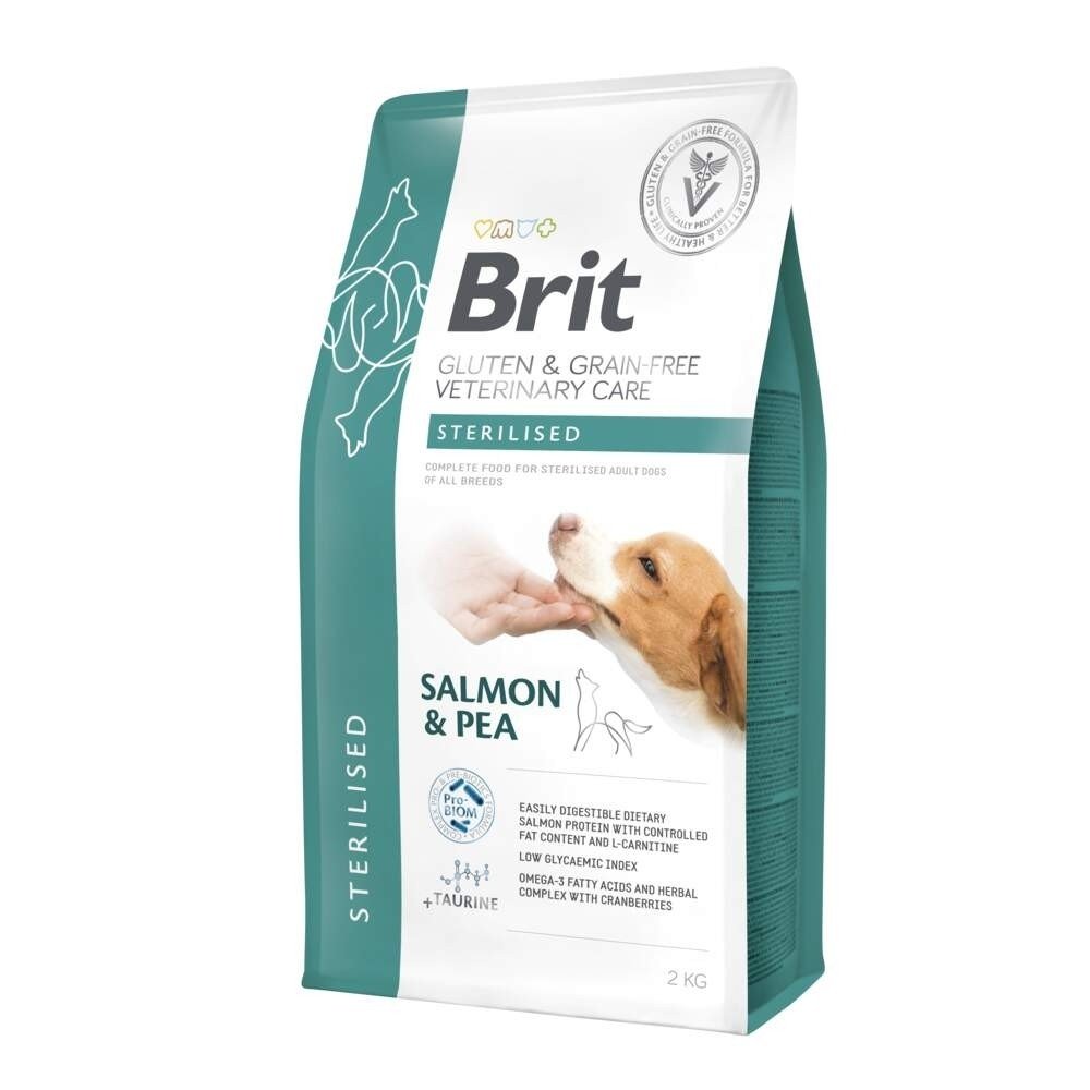 Brit Veterinary Care Dog Grain Free Sterilised Salmon & Pea (2 kg)