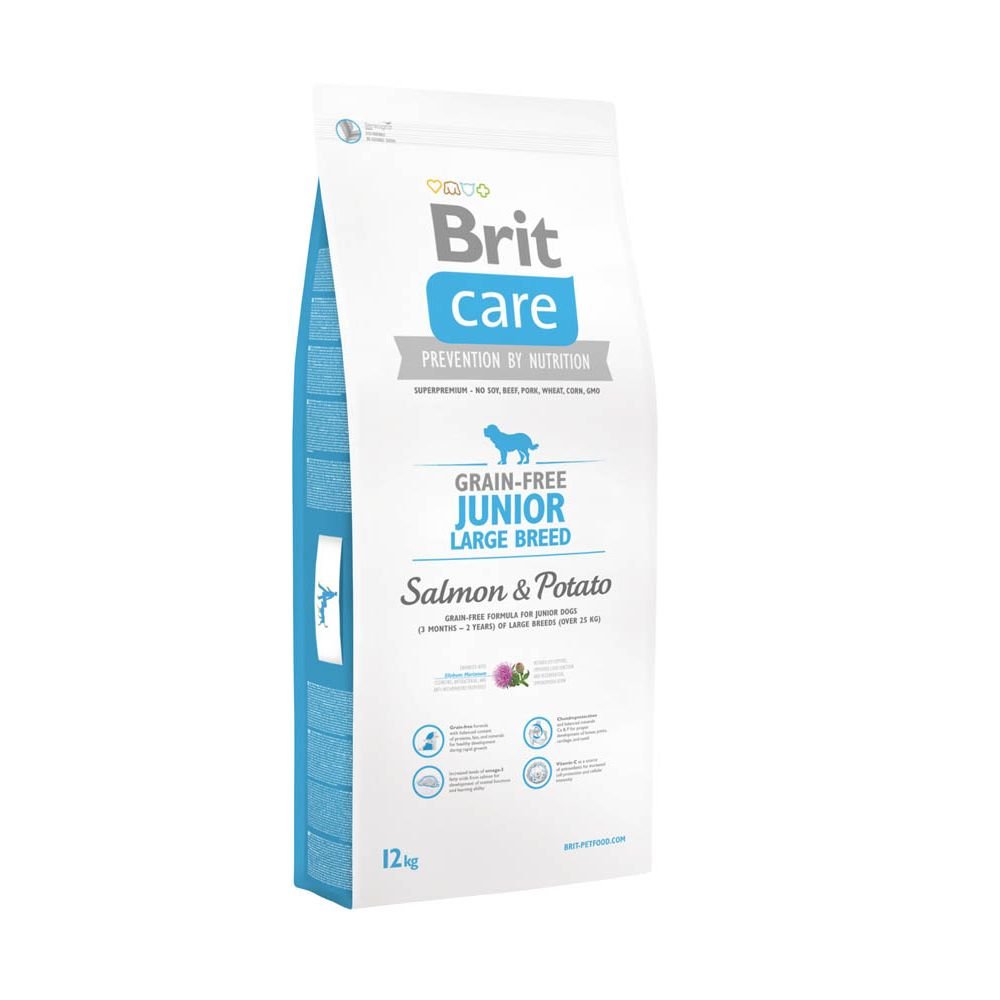 Brit Care Grain-Free Junior Large Breed Salmon & Potato (12 kg)