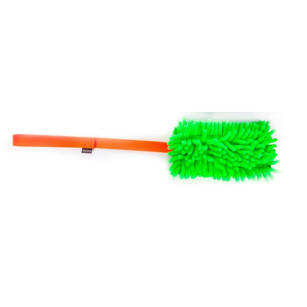 Pro Dog Mop Toy orange och grön
