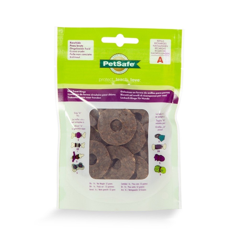 Busy Buddy All Natural Rawhide Treat Rings (S)