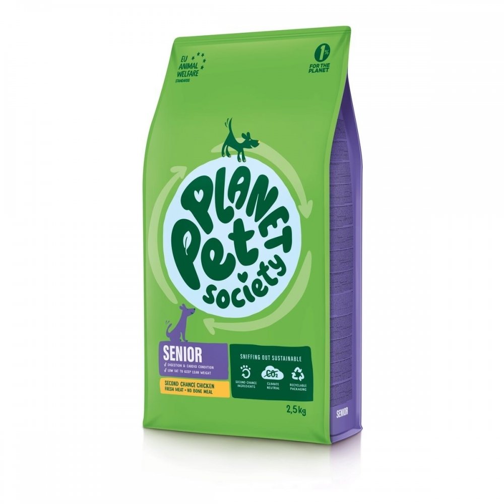 Planet Pet Society Dog Senior Second Chance Chicken (2,5 kg)