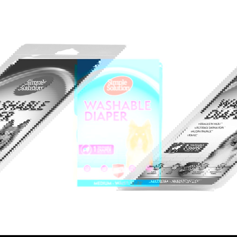 Simple Solution Washable Diaper Blöja till Hund (M)