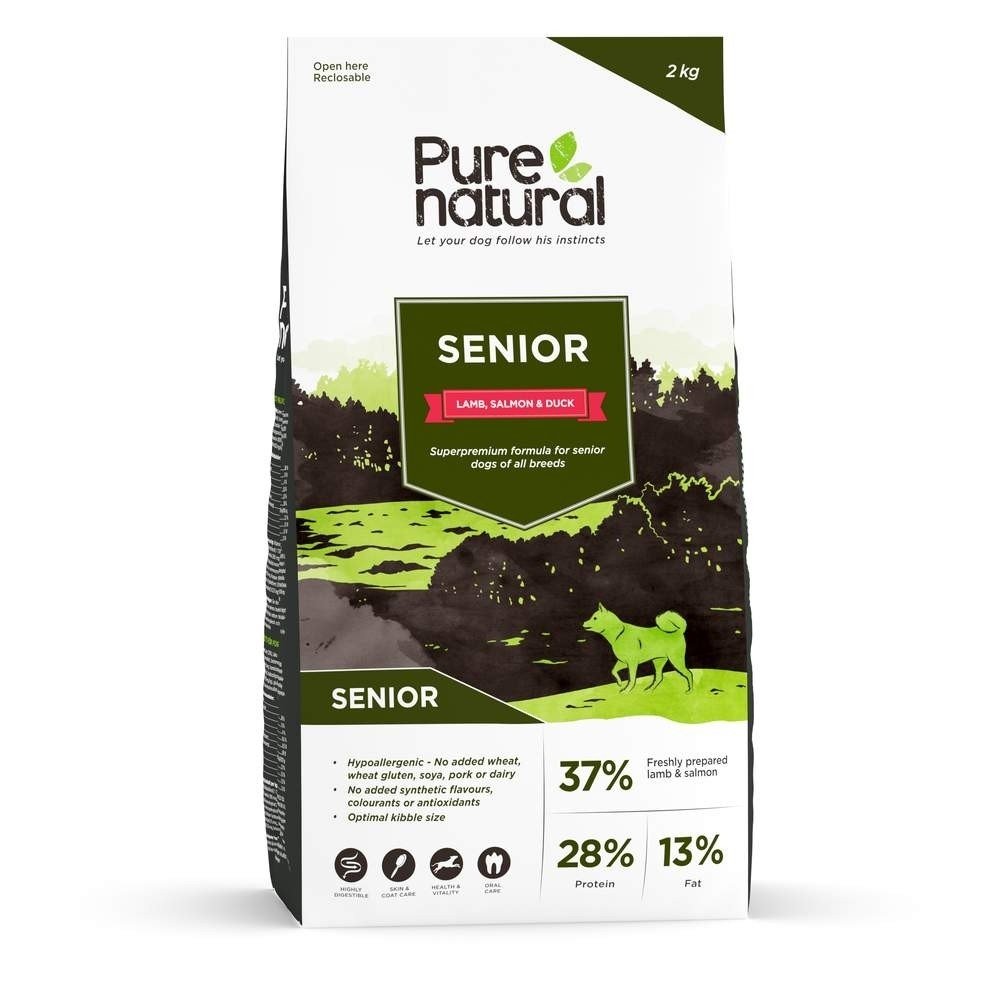 Purenatural Dog Senior Lamb Salmon & Duck (2 kg)