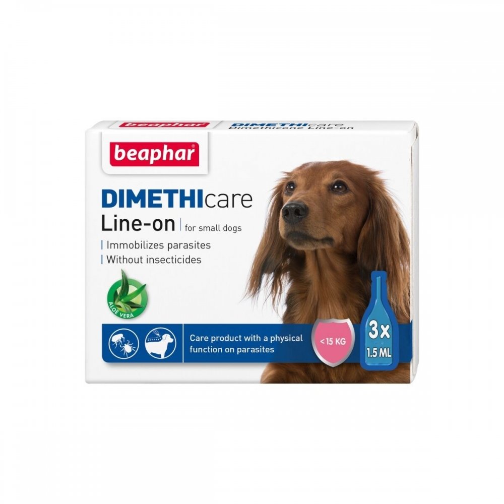 Beaphar Dimethicare Line-on Dog Fästingmedel (0-15 kg)