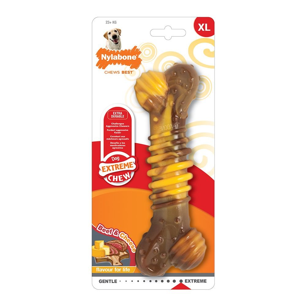 Nylabone Extreme Texture Beef and Cheese (XL)