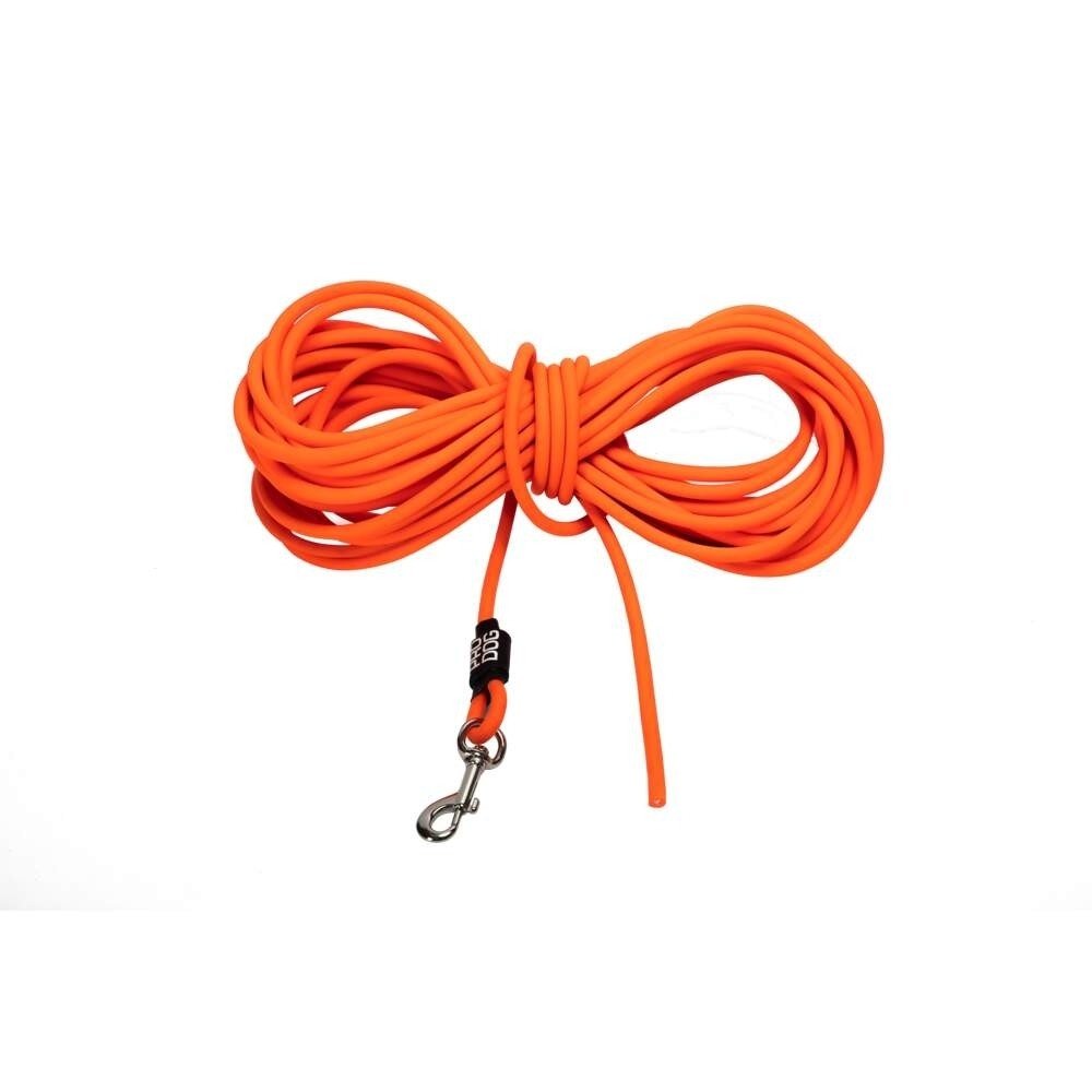 Pro Dog PVC Träningslina Orange (6 mm x 10 m )