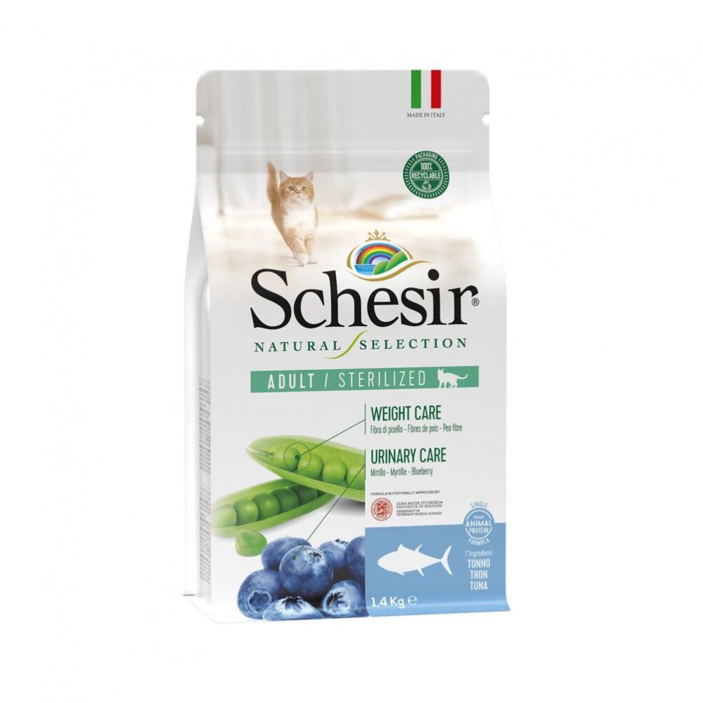 Schesir Natural Selection Adult Sterilized Tuna (14 kg)