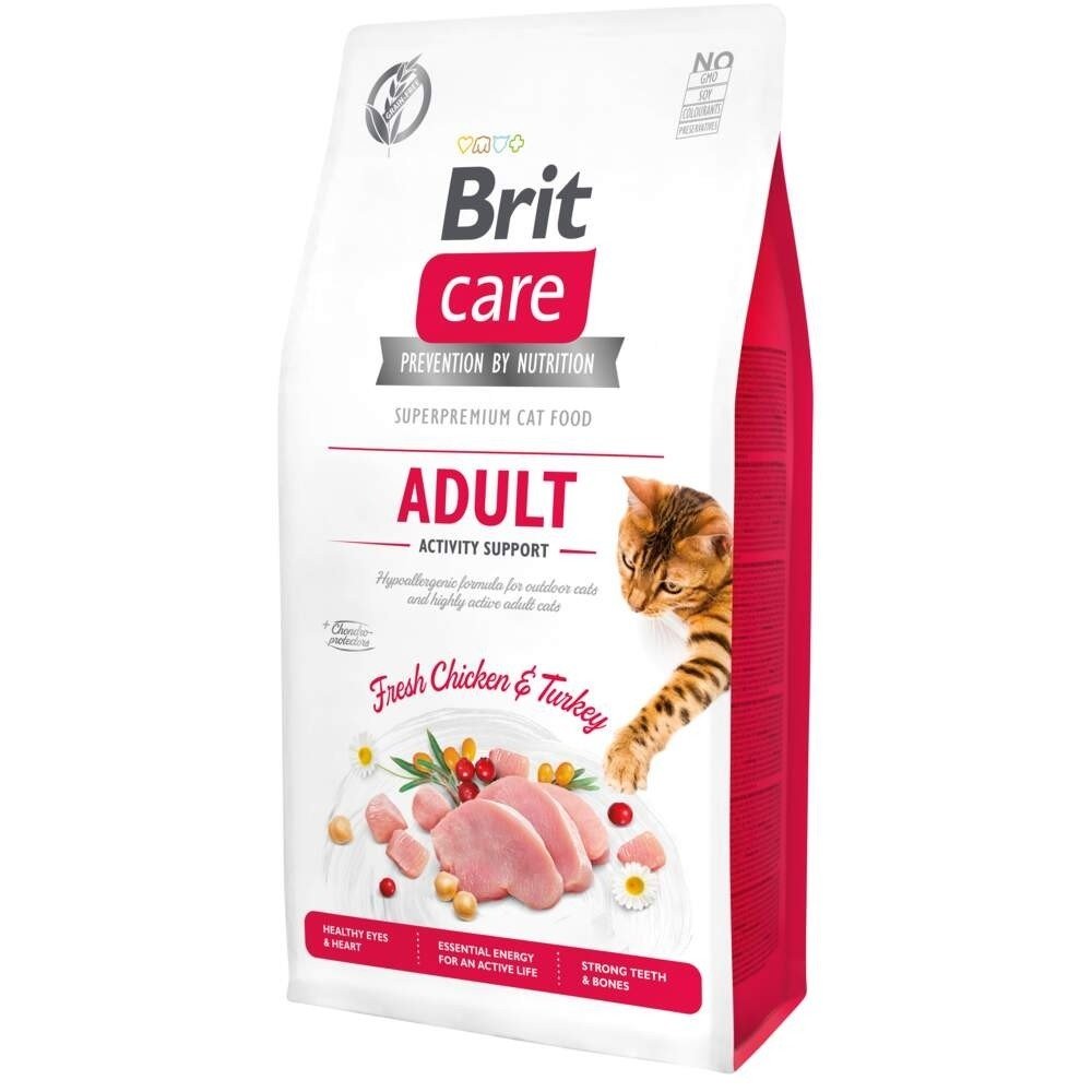 Bästa pris Brit Care Cat Grain Free Adult Activi..., prisjämförelse för Brit Care Cat Grain Free Adult Activi....  Produkten relaterar till kategorierna Djur och tillbehör till husdjur, Tillbehör till husdjur, Kattillbehör