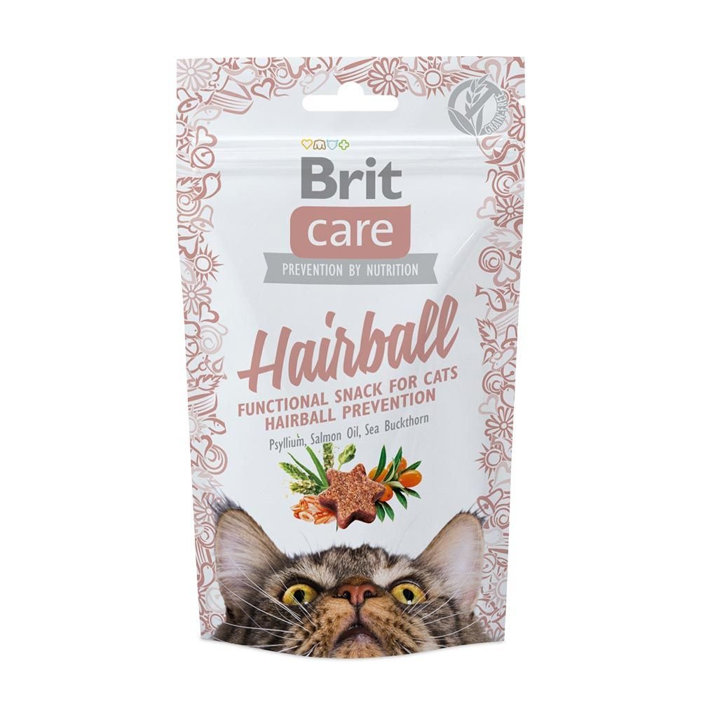 Brit Care Cat Snack Hairball (50 grammaa)