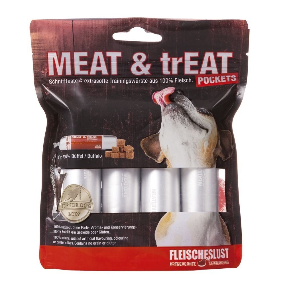 MEAT & trEAT-Pockets Buffalo 4×40 g