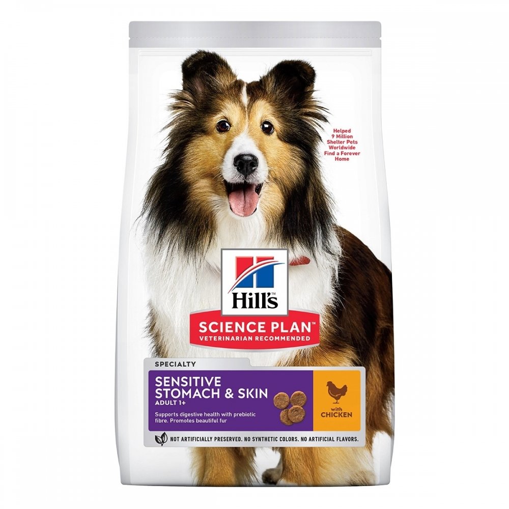 Hill's Science Plan Dog Adult Sensitive Stomach & Skin Medium Chicken (25 kg)