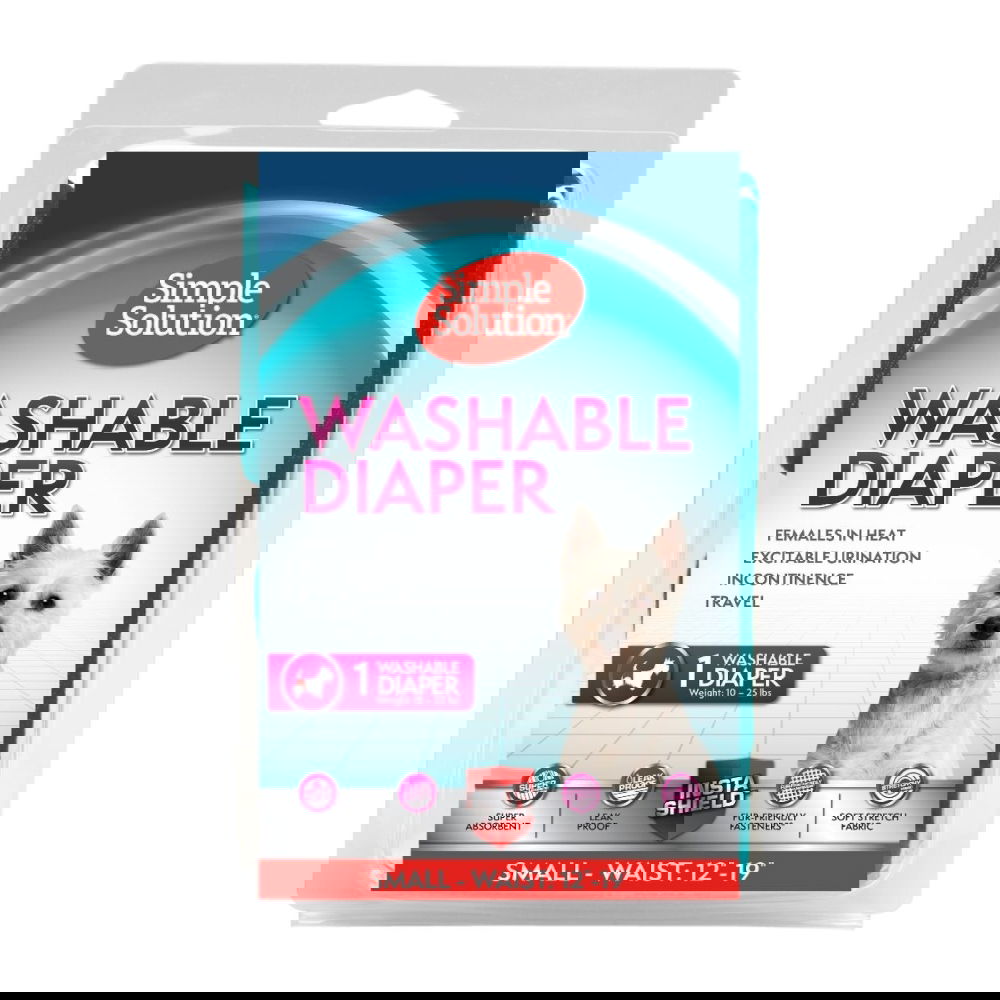 Simple Solution Washable Diaper Blöja till Hund (S)