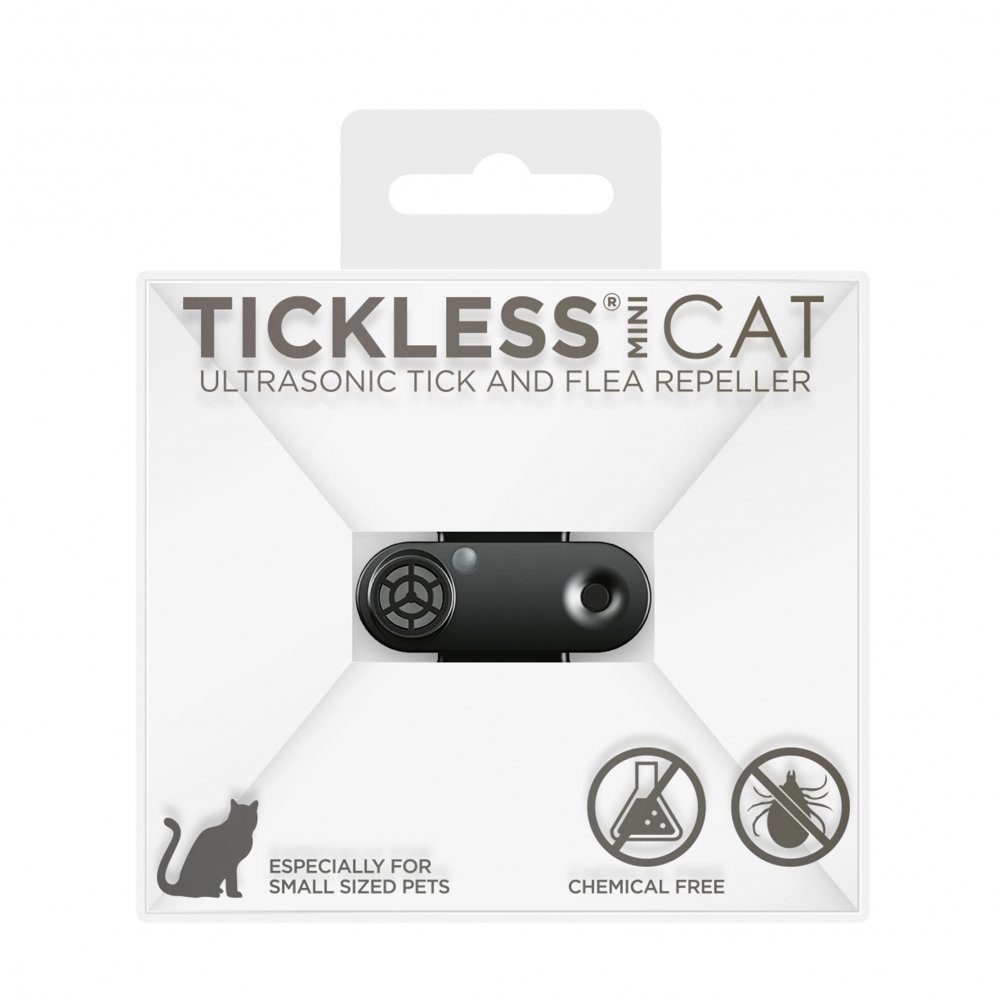 Produktfoto för Tickless Mini Cat Elektronisk Fästingavvisare (Svart)