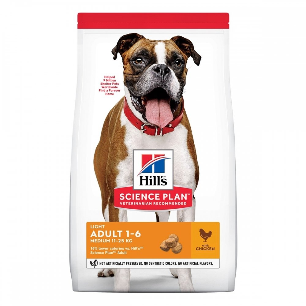 Hill's Science Plan Dog Adult Medium Light Chicken (25 kg)