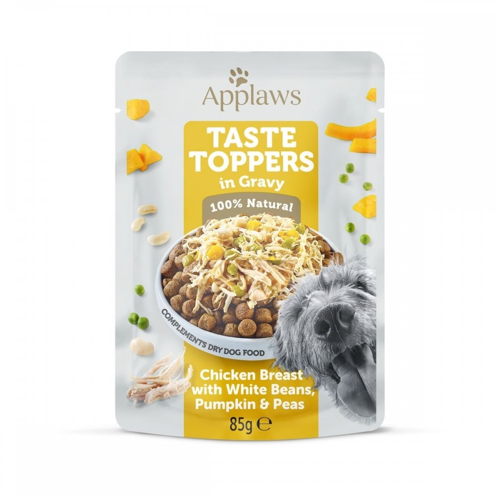 Applaws Taste Toppers Chicken breast with White beans Pumpkin & Peas 85 g