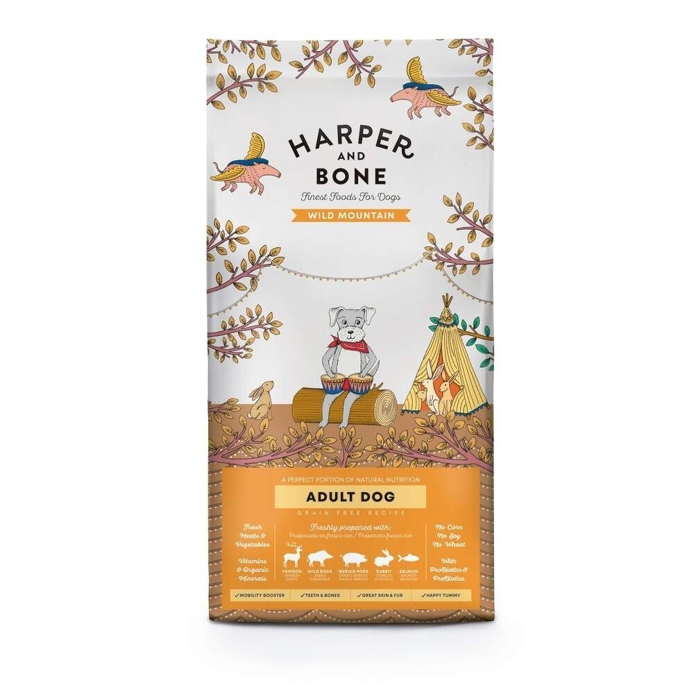 Harper&Bone Dog Adult Medium/Large Wild Mountain (2  kg)