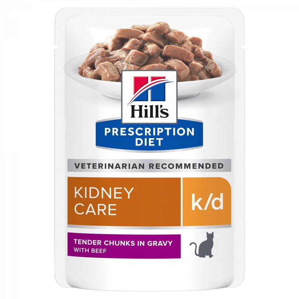 Hill's Prescription Diet Feline k/d Kidney Care Beef 12×85 g