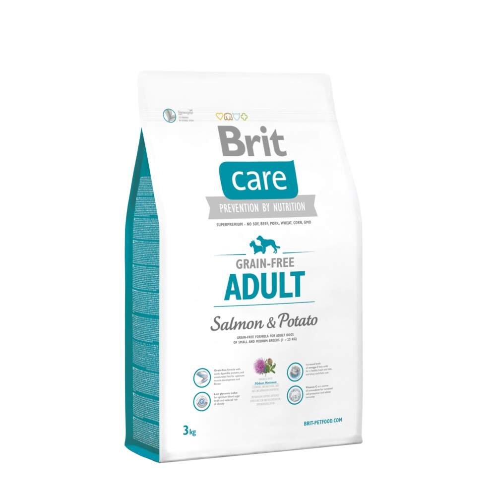 Brit Care Grain-Free Adult Salmon & Potato (3 kg)