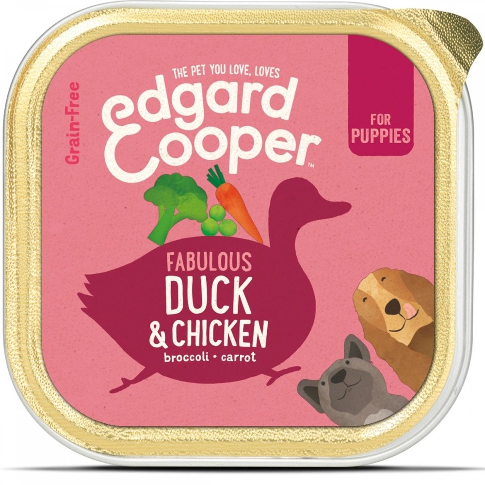 Edgard&Cooper Puppy Duck & Chicken (150 g)