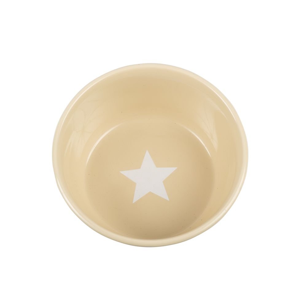 Basic Star skål beige (L)