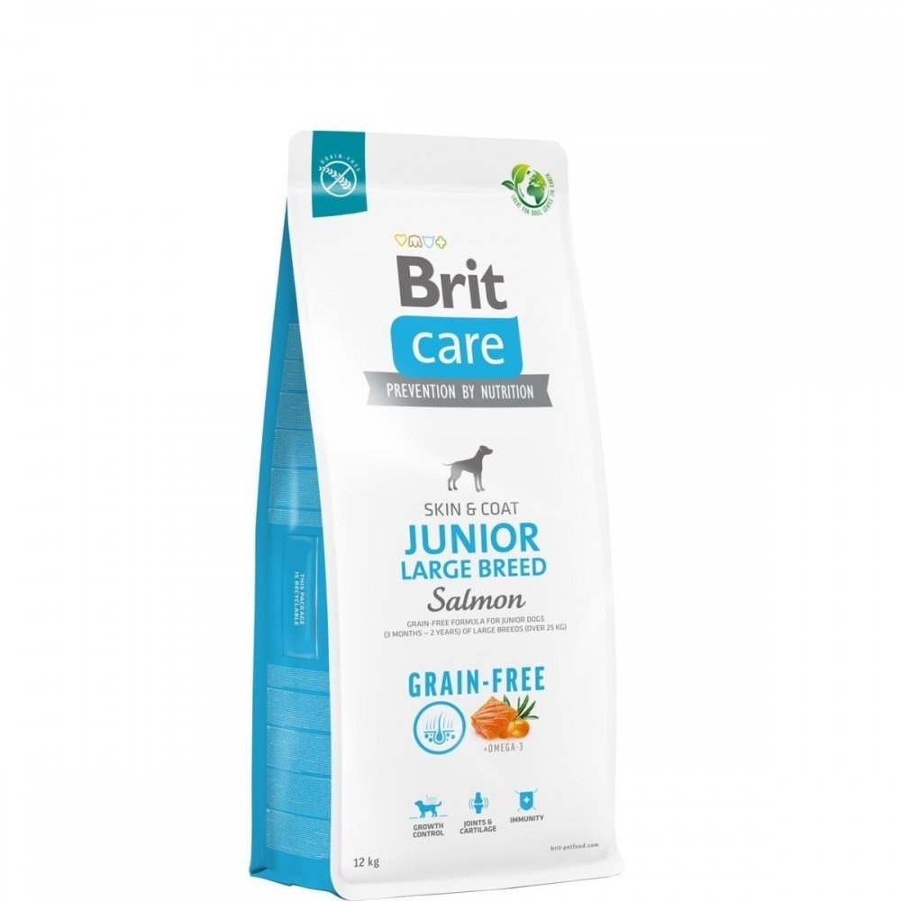 Brit Care Dog Junior Large Breed Grain Free Salmon (12 kg)
