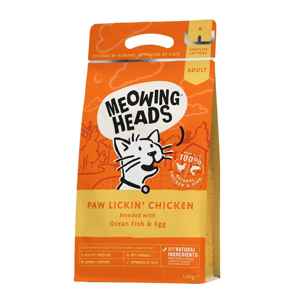 Meowing Heads Paw Lickin Chicken (15 kg)