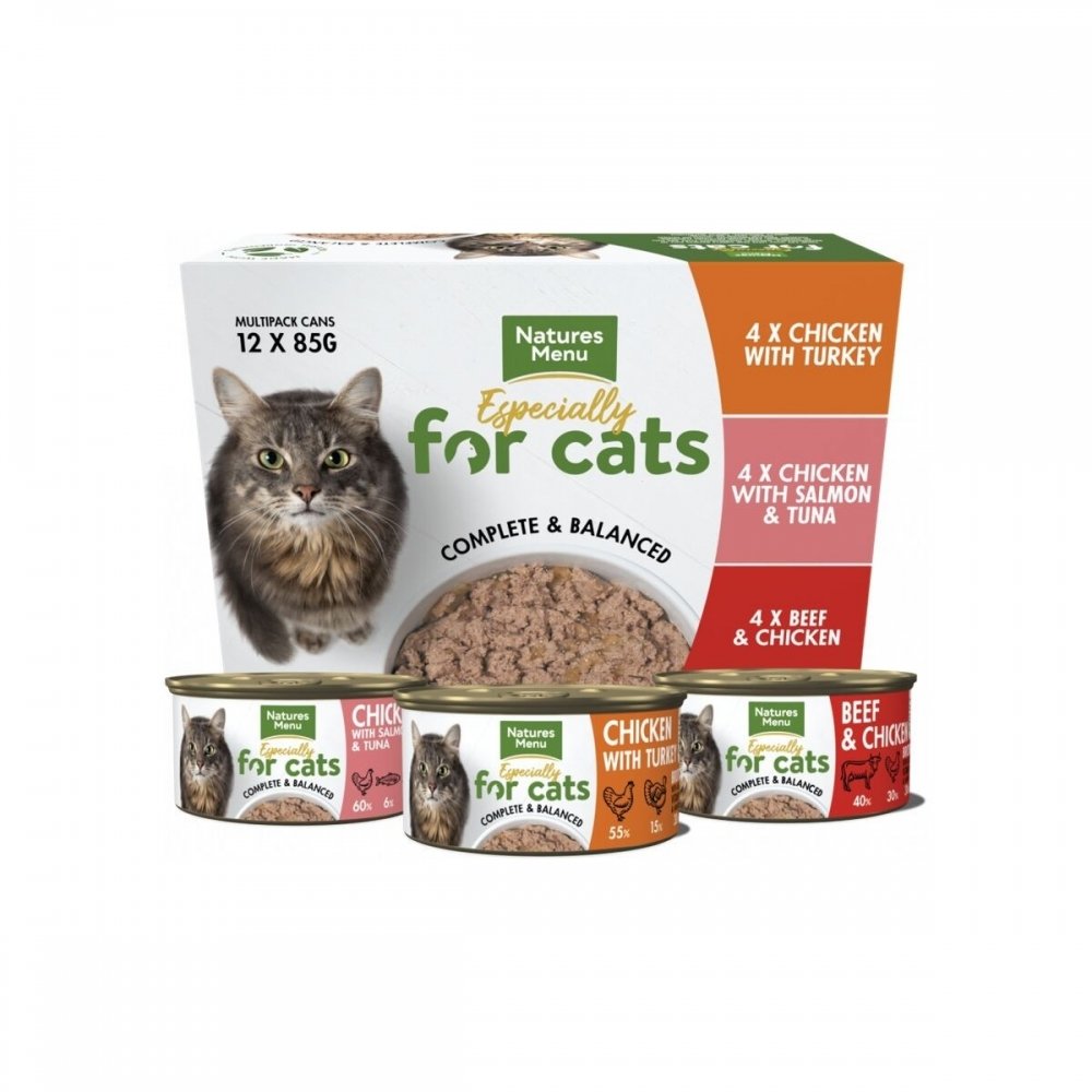 Natures Menu Cat Adult Multipack 12×85 g