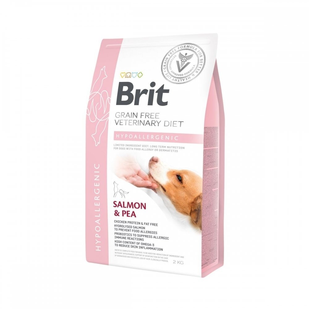 Brit Veterinary Diet Dog Hypoallergenic Grain Free Salmon & Pea (2 kg)