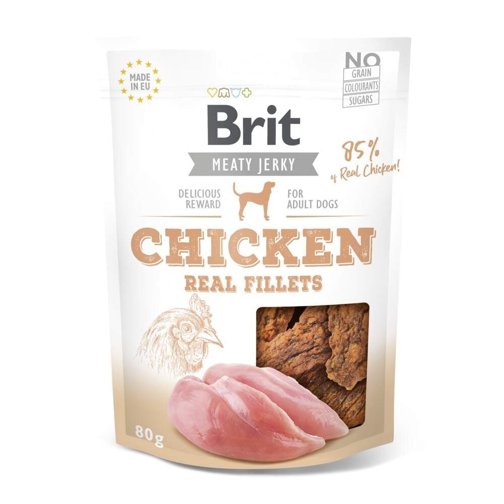 Brit Care Meaty Jerky Chicken Fillets (80 g)