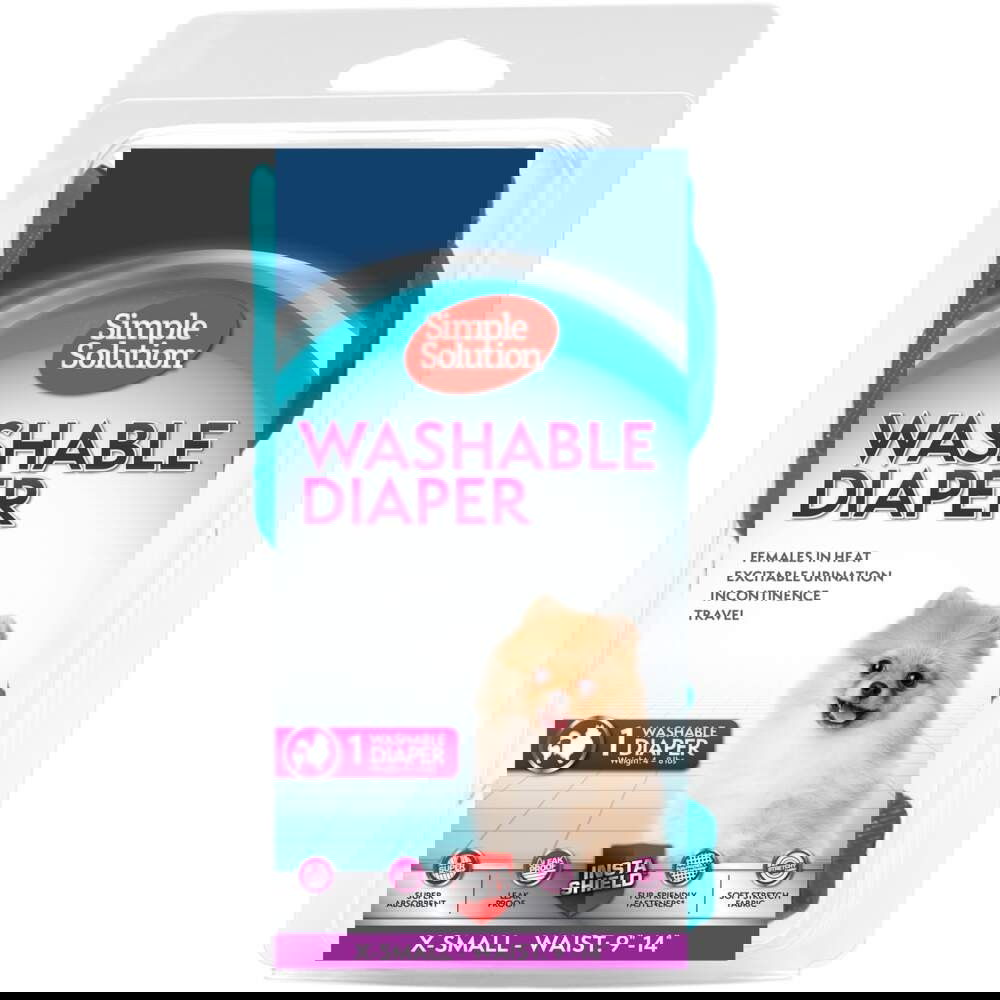 Simple Solution Washable Diaper Blöja till Hund (XS)
