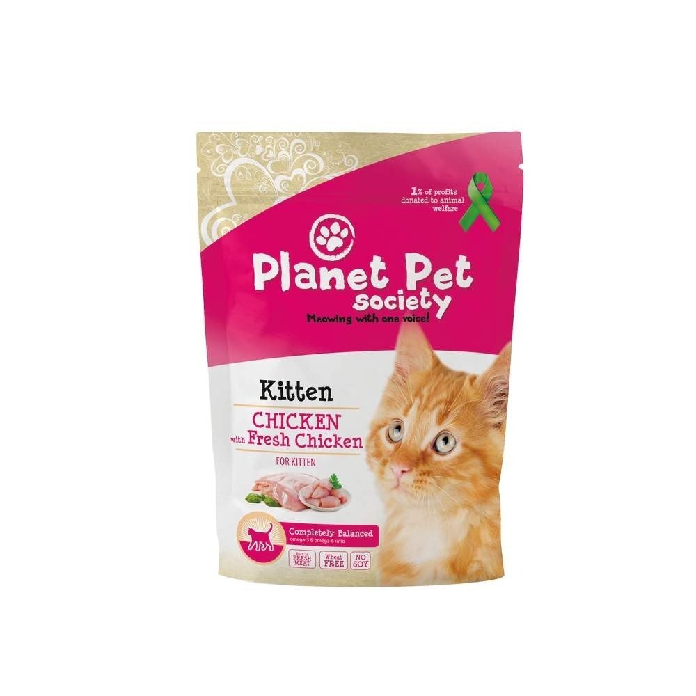 Planet Pet Society Kitten Chicken with Fresh Chicken (1,5 kg)