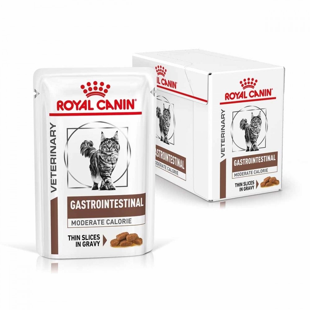 Royal Canin Veterinary Diets Cat Gastrointestinal Moderate Calorie 12×85 g