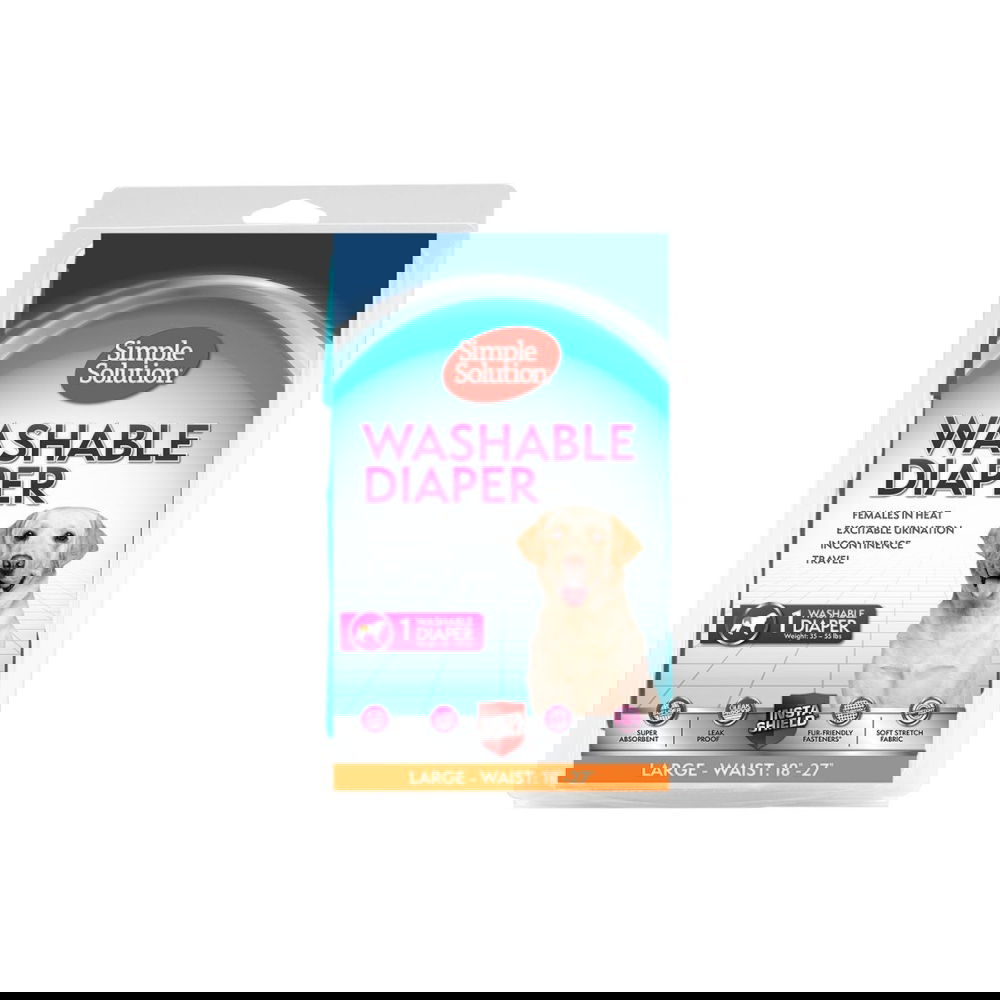 Simple Solution Washable Diaper Blöja till Hund (L)