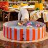 Little&Bigger Hot Summer Juicy Hundpool Lila/Orange 120 cm