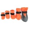 Basic Paws Fleece Hundskor Korta Orange 4-pack
