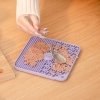 Basic Lickmat i Silikon (18 x 18 cm  Lila)