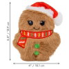 KONG Holiday26 Snuzzles Mini Santa Gingerbread 14 cm