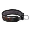 Non-stop Dogwear Rock Justerbart Hundhalsband Svart/Orange