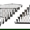 DogSpace Max 2-i-1 Hundgrind/Valphage Svart