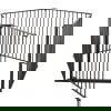 DogSpace Max 2-i-1 Hundgrind/Valphage Svart