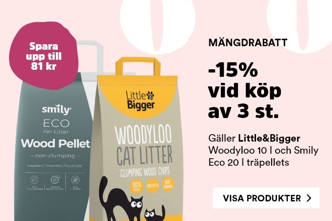 15% vid köp av 3 Smily Eco eller Little&Bigger Woodyloo