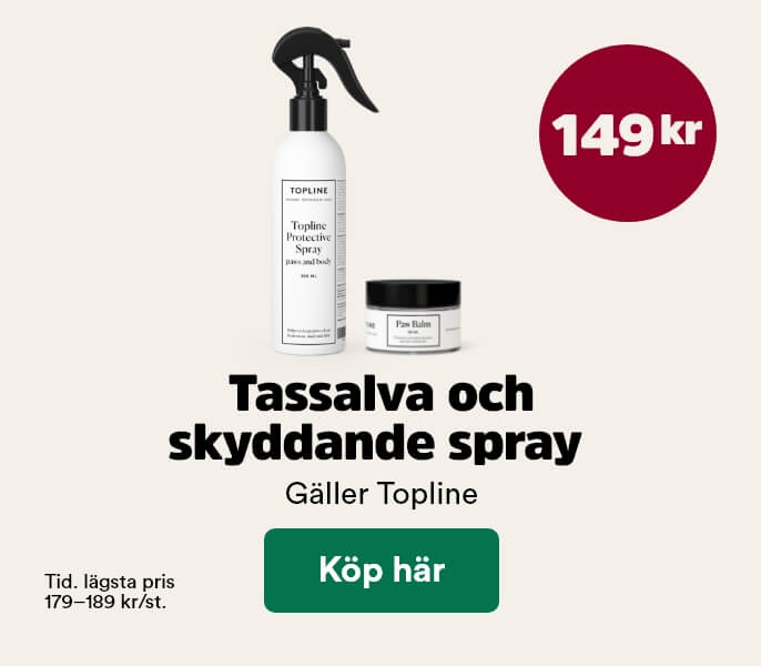 149 kr styck f&ouml;r Topline tassalva och skyddande spray t o m1/2 2026