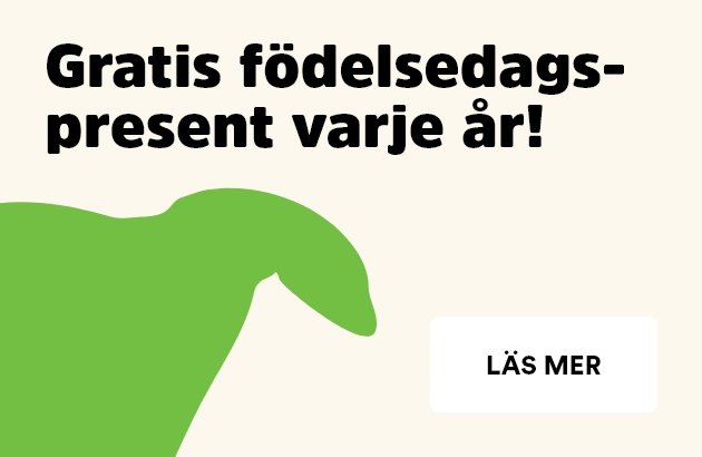 Gratis f&ouml;delsedagspresent till valp