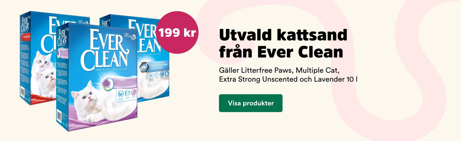 Arken Zoo kampanj EverClean kattsand