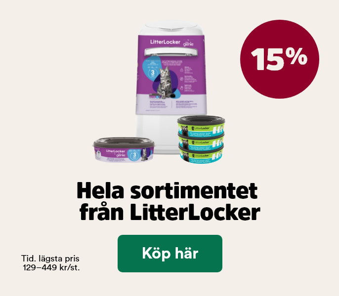 15% p&aring; allt fr&aring;n LitterLocker t o m 28/6 - visa produkter