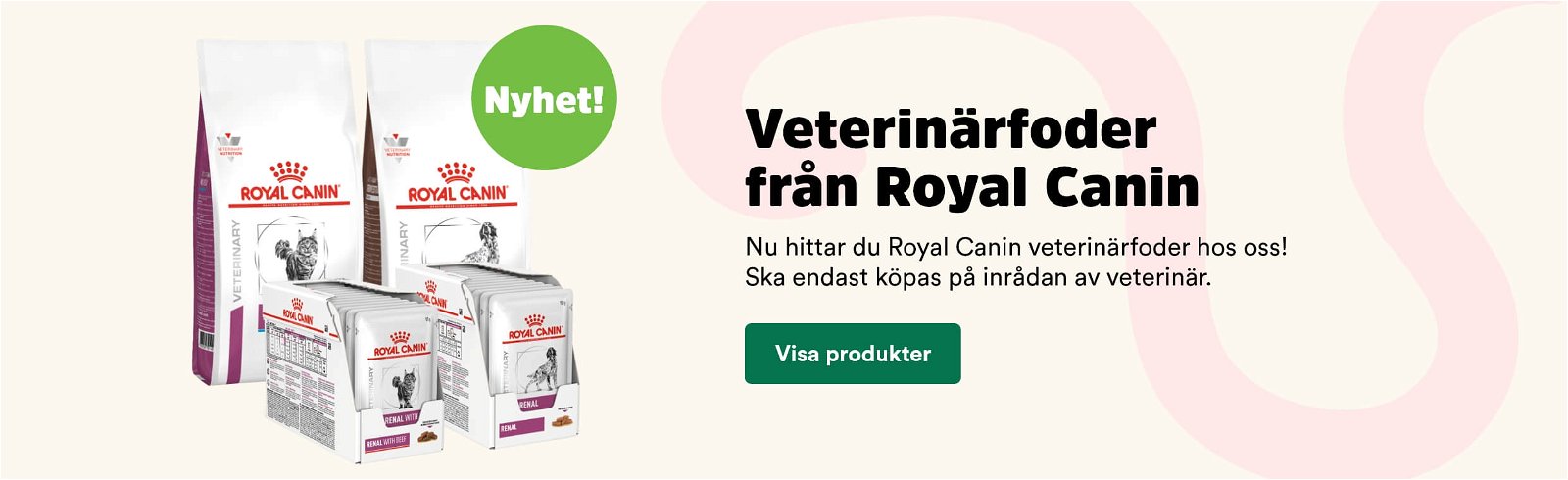 Arken Zoo royal canin veterinary diets veterinärfoder