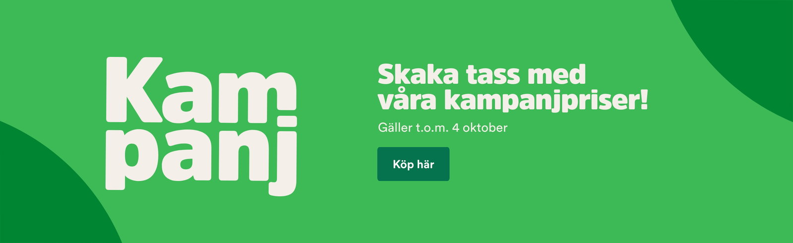 S&auml;tt klorna i massor av riviga rabatter, g&auml;ller t o m 4 oktober. Se alla kampanjprodukter h&auml;r