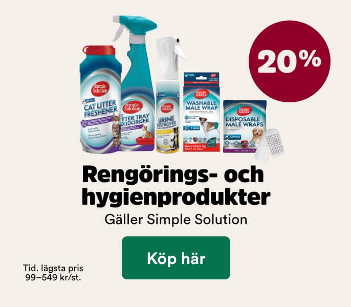 20% p&aring; Simple Solution t o m 30/8 - k&ouml;p h&auml;r