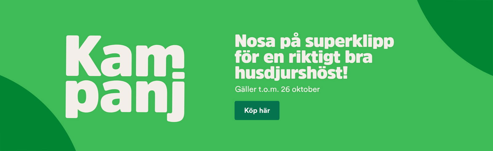Kampanj hos Arken Zoo t o m 26 oktober 2025 - se kampanjprodukterna här